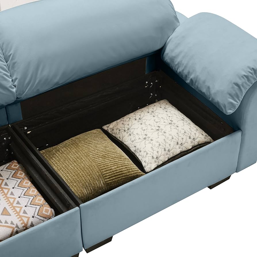 Amazon.com: Hillicon Oversized Loveseat Sofa with Storage